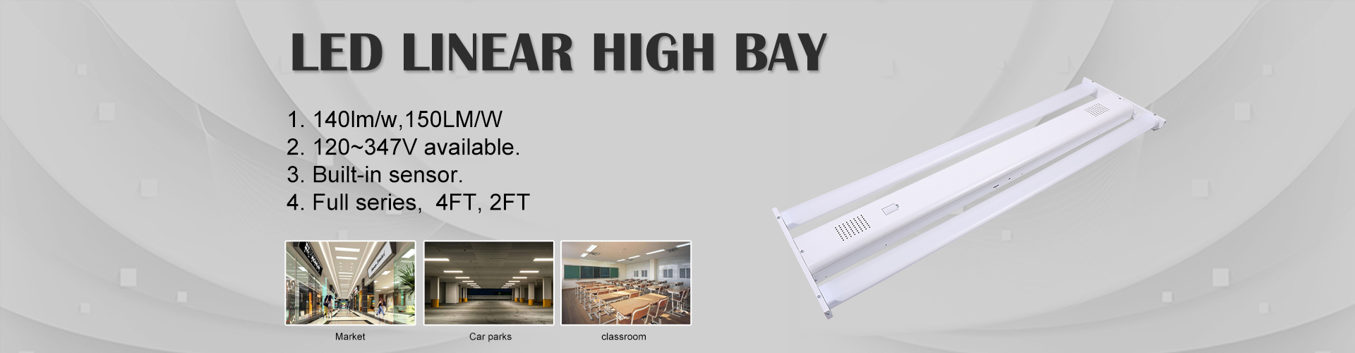LED linear high bay
